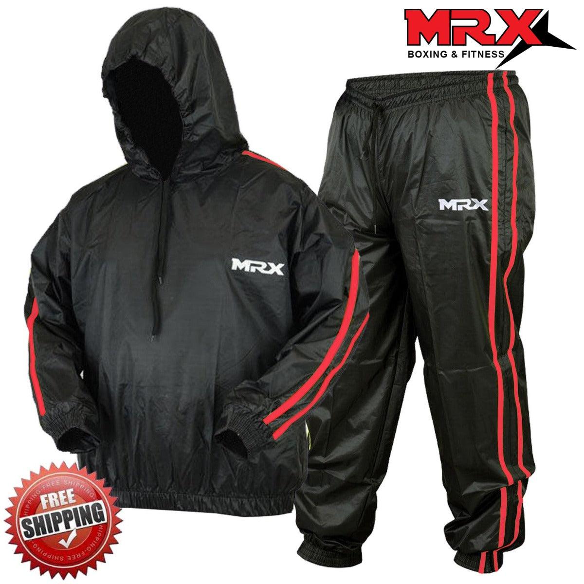 MRX Mens Sauna Sweat Suit Weight Loss Slimming Gym Training Boxing MMA