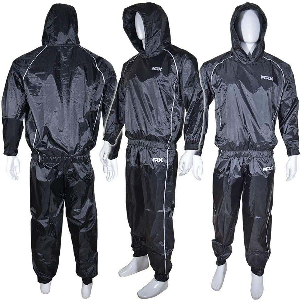 MRX Mens Sauna Sweat Suit Weight Loss Slimming Gym Training Boxing MMA