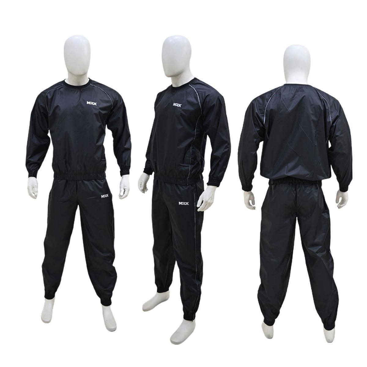 MRX Mens Sauna Sweat Suit Weight Loss Slimming Gym Training Boxing MMA
