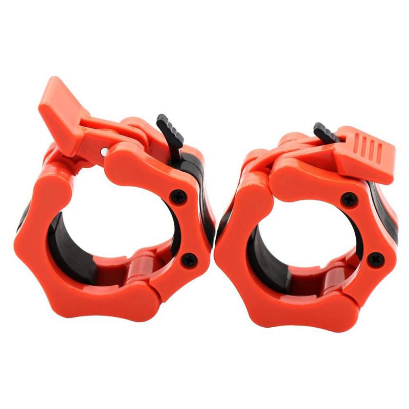 1 Pair Olympic 2" Spinlock Collars Barbell Collar Lock Dumbell Clips
