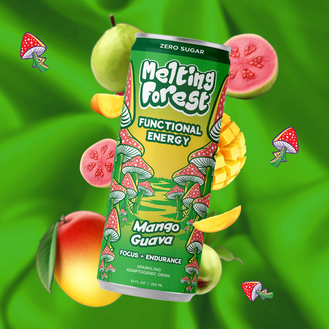 Mushroom Energy Drink 12 Pack - Mango Guava